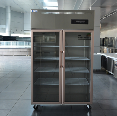 Kühlschrank aus Edelstahl für Küchen