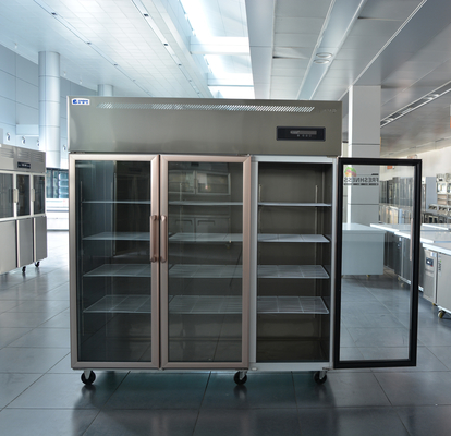 Kühlschrank aus Edelstahl für Küchen