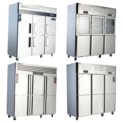 Kühlschrank aus Edelstahl für Küchen