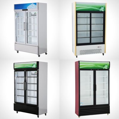 Abmessungen mm angepasster Kühlschrank für Supermarktgetränke