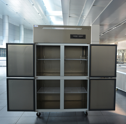 Kühlschrank aus Edelstahl für Obst und Gemüse Temperatur 2-8C/2-8C/-6 -15C