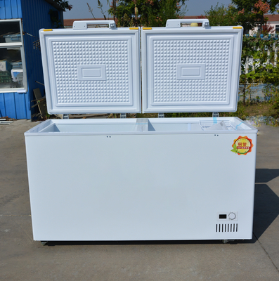 398L~1298L Horizontales Gefrierschrank Kühlschrank Schönes 2-Tür-weißes Eis Gefrierschrank