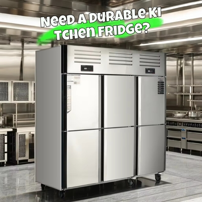 Kühlgeräte aus Edelstahl für die Küche 2/3/4/6 Türkühlschrank/Efrierschrank