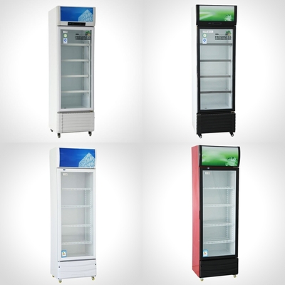 Vertikales Glas-Tür-Getränkekühlschrank-Kühlschrank-Schaufenster mit Digitalthermostat