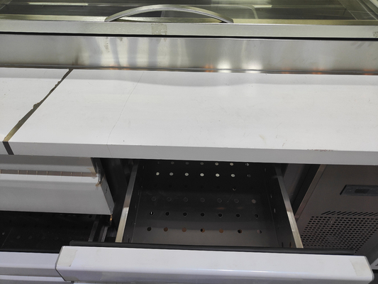 Maßgeschneiderte Abmessungen Vierfach-Pizza-Tischkühlschrank für Catering