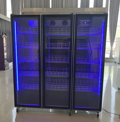 Kühlschrank mit Ein-Temperatur-Kapazität oder kundenspezifischer Weinanzeige mit LED-Beleuchtung