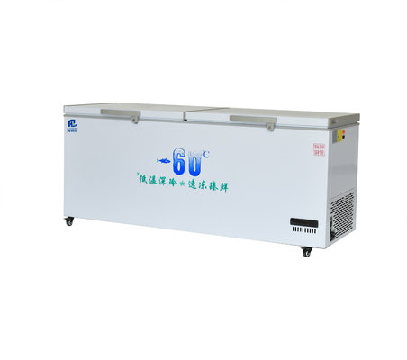 960-2600 mm Länge Ultralochtemperaturgefrierschrank für Meeresfrüchte -45 -60 Grad Celsius