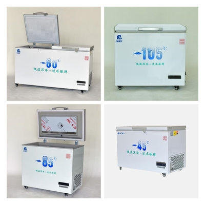 960-2600 mm Länge Ultralochtemperaturgefrierschrank für Meeresfrüchte -45 -60 Grad Celsius