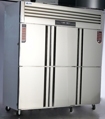Gewerblicher Kühlschrank aus Edelstahl für Restaurants Chiller 220V-240V/50HZ ((60HZ)