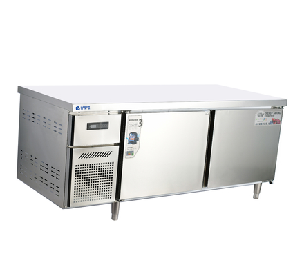 110V/60HZ 2-Türer-Schalterkühlgerät aus Edelstahl für Küchenkühlgeräte