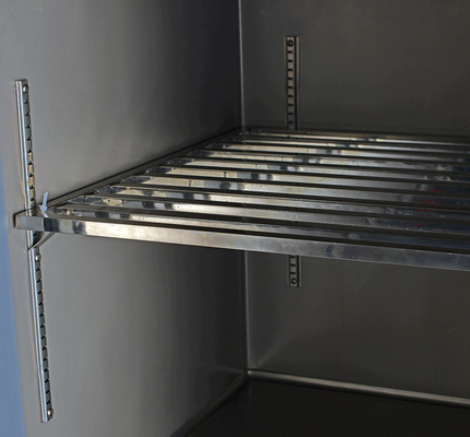 Gewerbliche Küche Sechs-Tür-Glas-Kühler mit Edelstahl-Kühlschrank-Lösungen