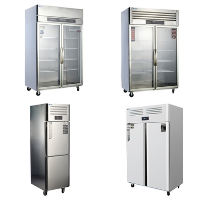 220V-240V über Schaum Schicht Edelstahl Reach-In Kühlschrank für kommerzielle Küche