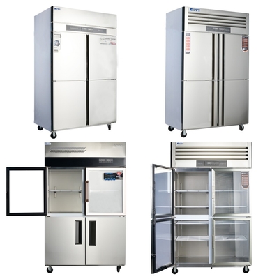 220V-240V über Schaum Schicht Edelstahl Reach-In Kühlschrank für kommerzielle Küche